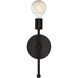 Industrial 1 Light 5.13 inch Oil Rubbed Bronze ADA Wall Sconce Wall Light in English Bronze